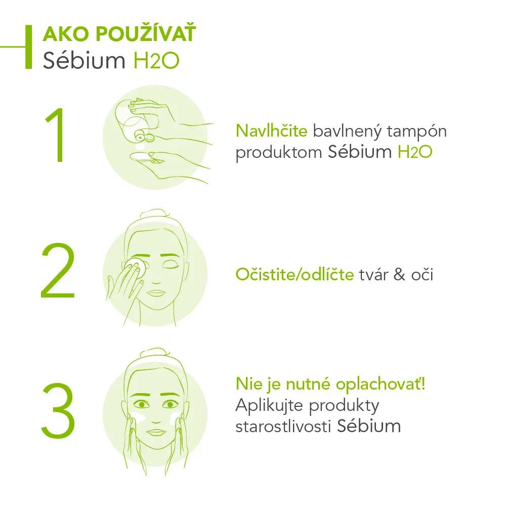 BIODERMA Sébium H2O micelárna voda na mastnú pleť a akné 1×500 ml, micelárna voda