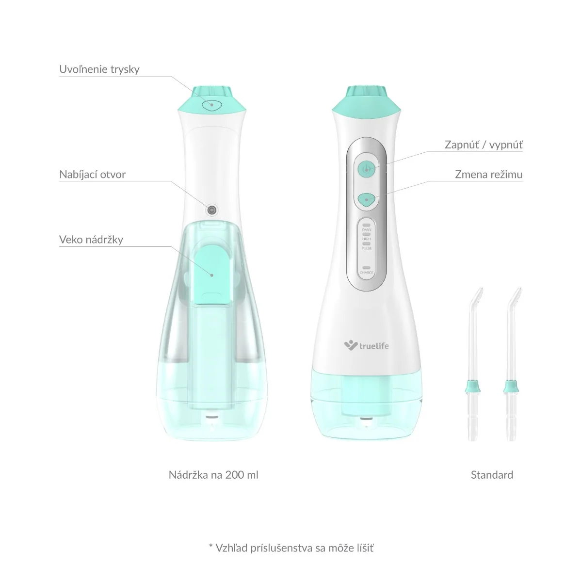 TrueLife AquaFloss Lite 1×1 ks, elektrická ústna sprcha