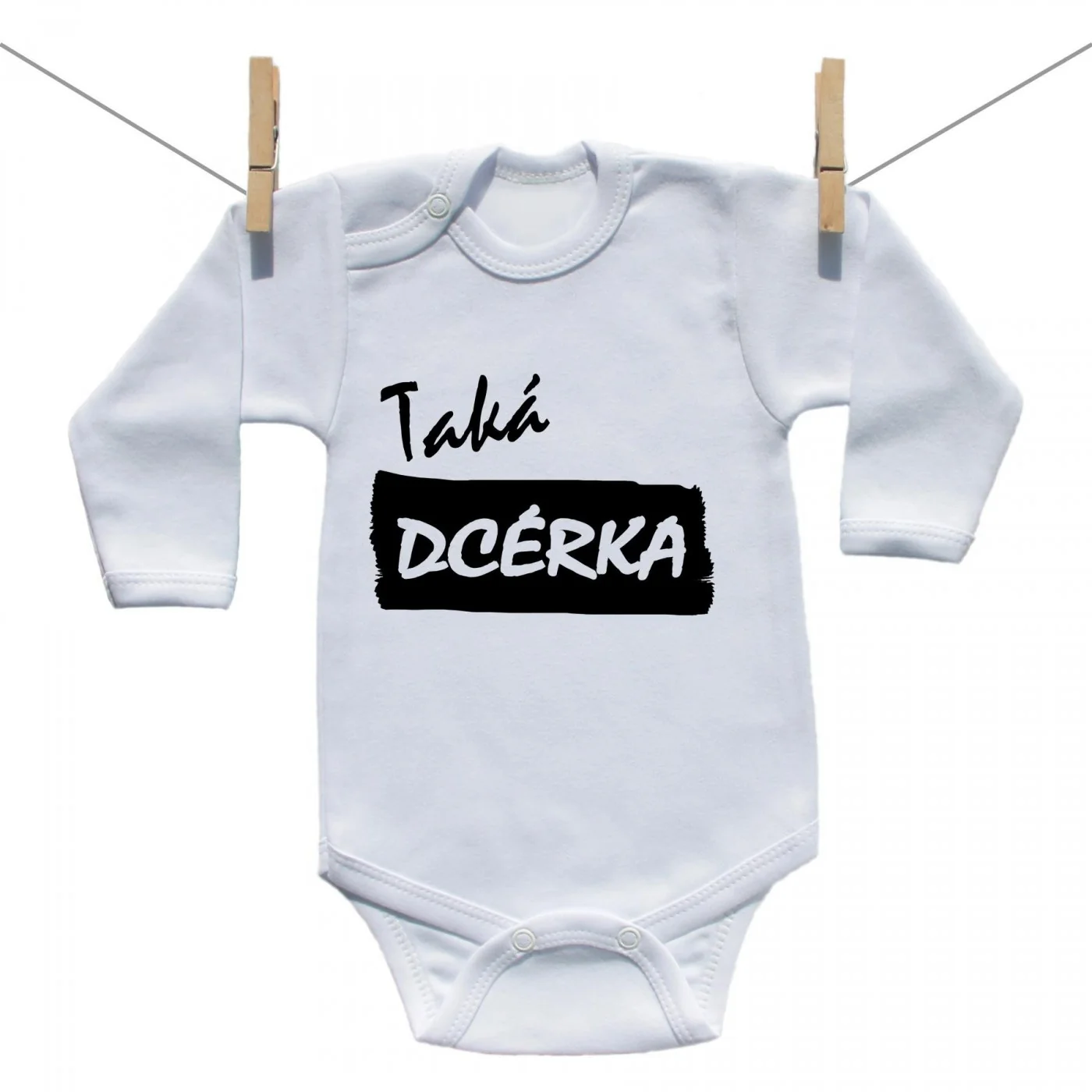 Boodyy Body s dlhým rukávom Taká dcérka Veľkosť: 56