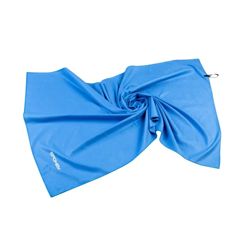 SPOKEY - SIROCCO XL Rýchloschnúci uterák 85x150 cm, tyrkysový s odnímatelnou sponou