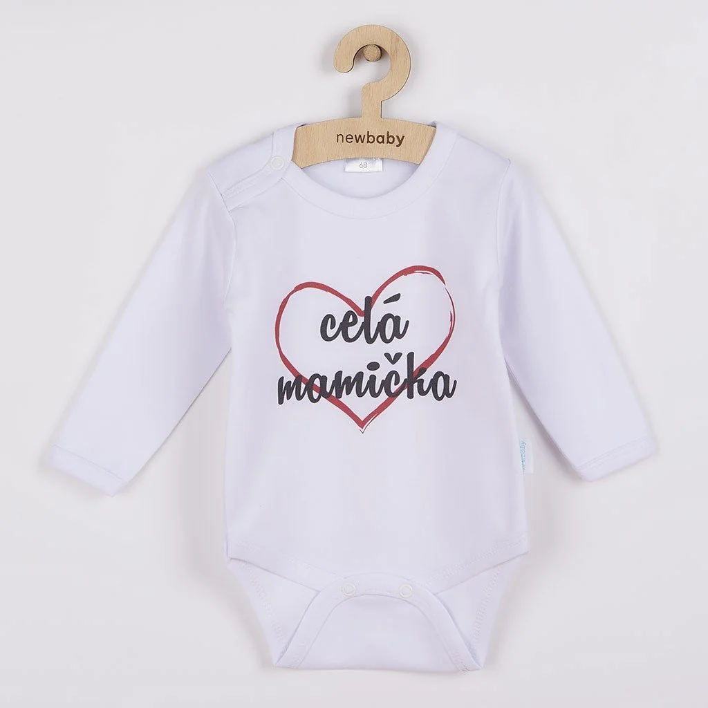 Body s potlačou celá mamička - darčekové balenie, vel. 86 (12-18m)