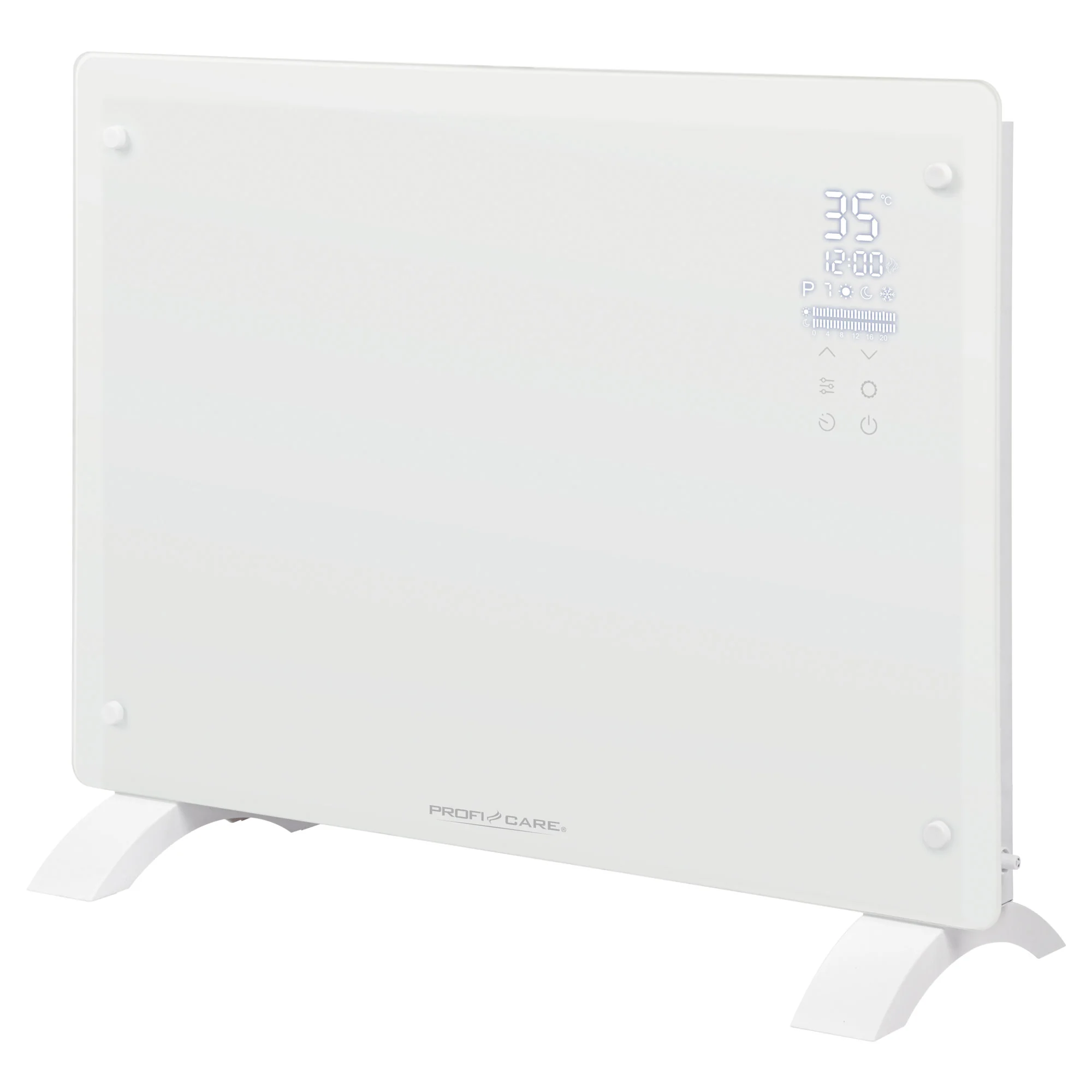 ProfiCare GKH 3118 sklenený konvektor 1500 W biely