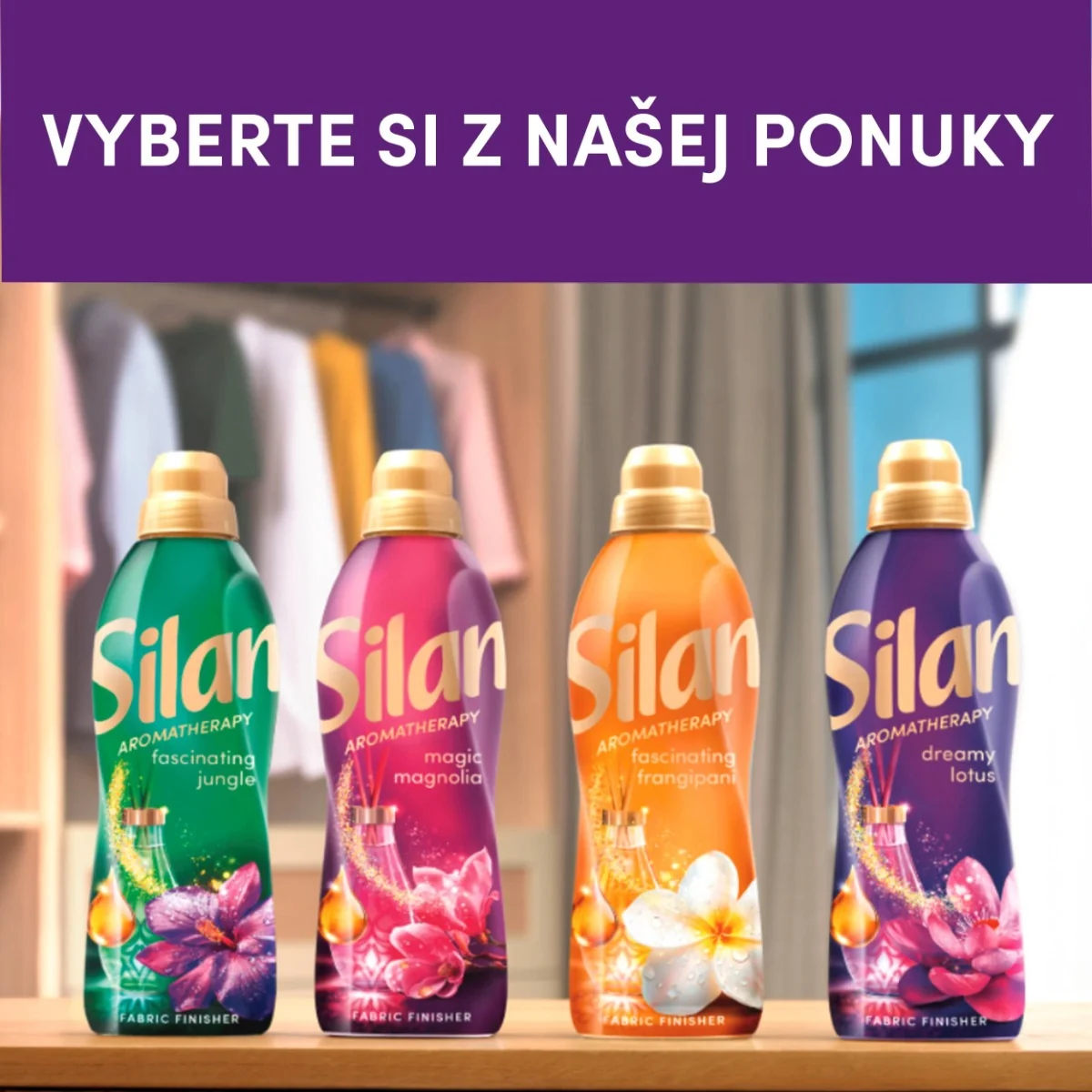 Silan AT aviváž Dreamy Lotus 50 praní, 1,1 l 1×1100 ml, aviváž