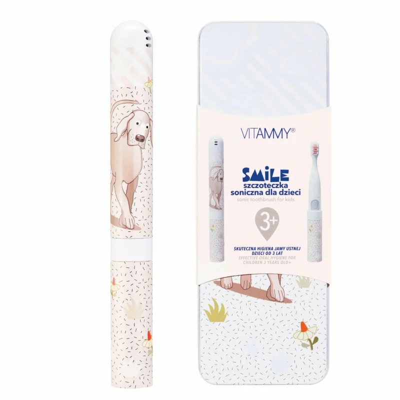VITAMMY SMILE detská sonická zubná kefka Psík od 3 rokov