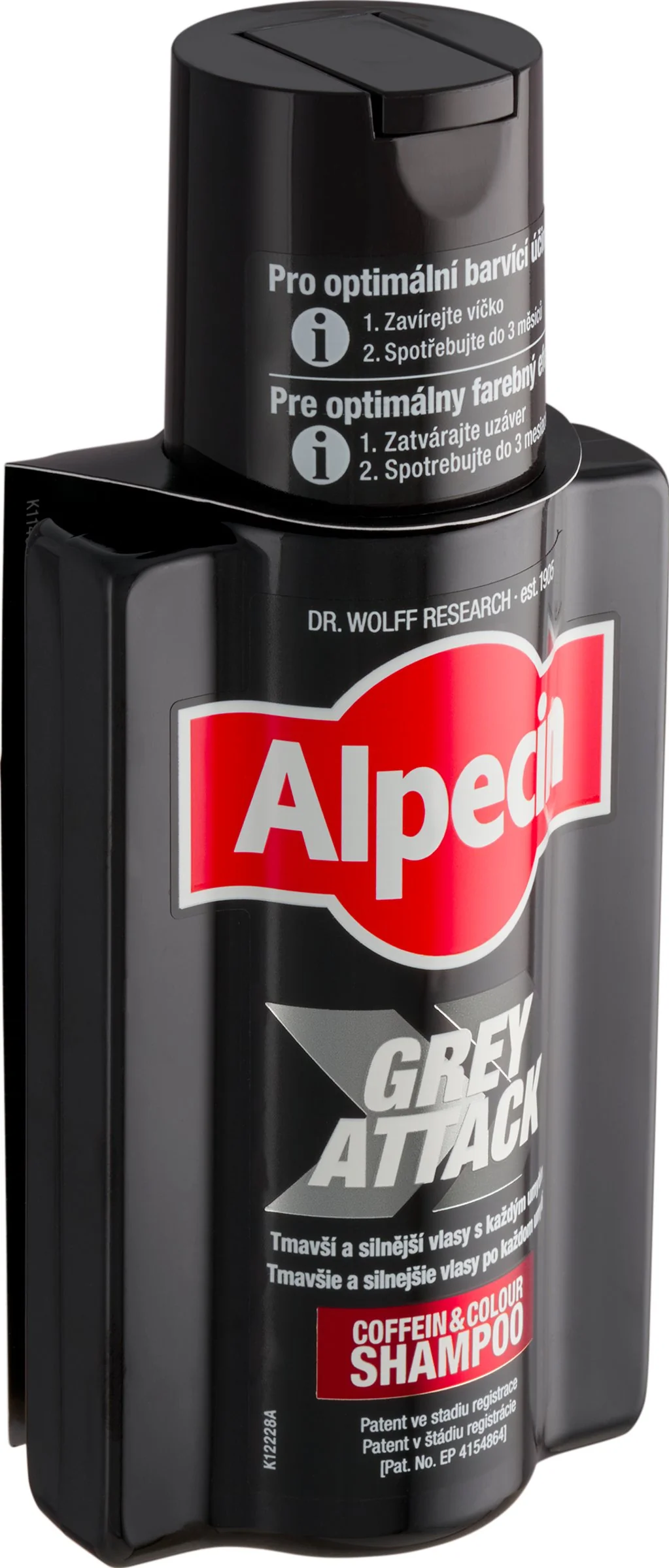 ALPECIN Grey Attack Shampoo 1×200 ml, šampón proti šedinám