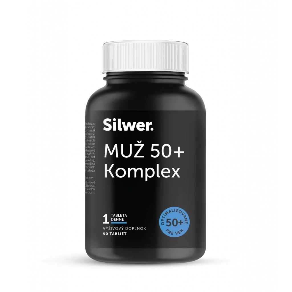 Silwer Žena 50+ Komplex 90 tabliet. Hormonálna rovnováha, kosti, vlasy, pokožka.