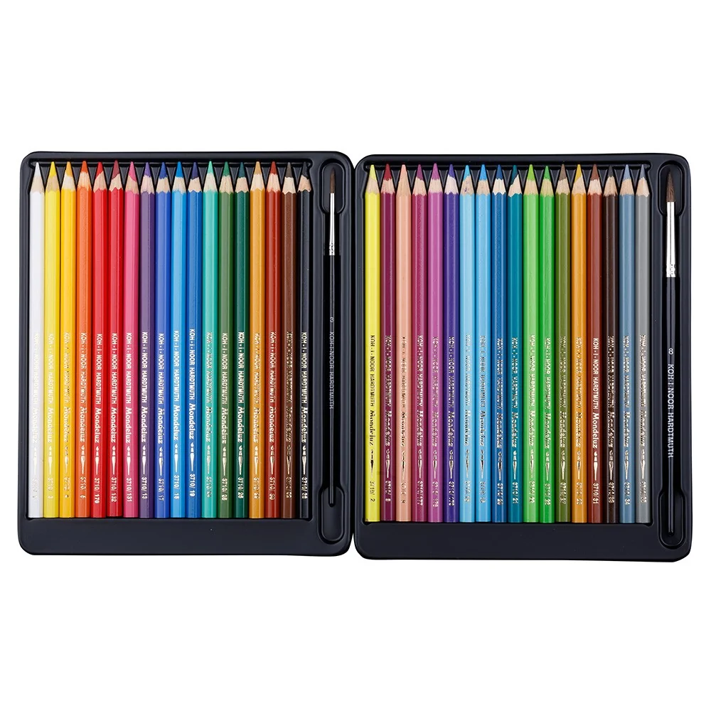 Akvarelové pastelky MONDELUZ 3712/36 súprava 36 ks