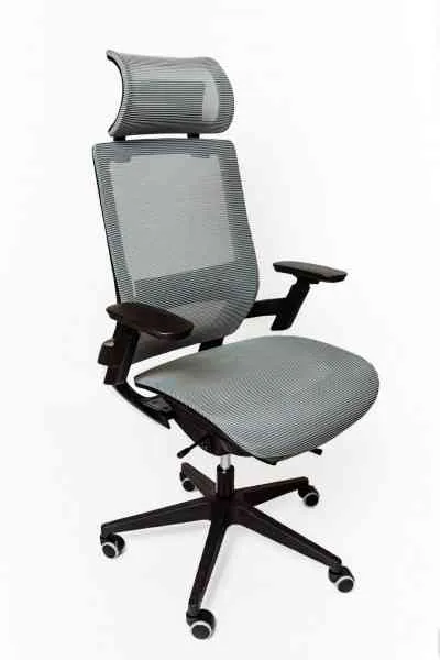 Spinergo Optimal šedá 1×1 ks, kancelárska stolička