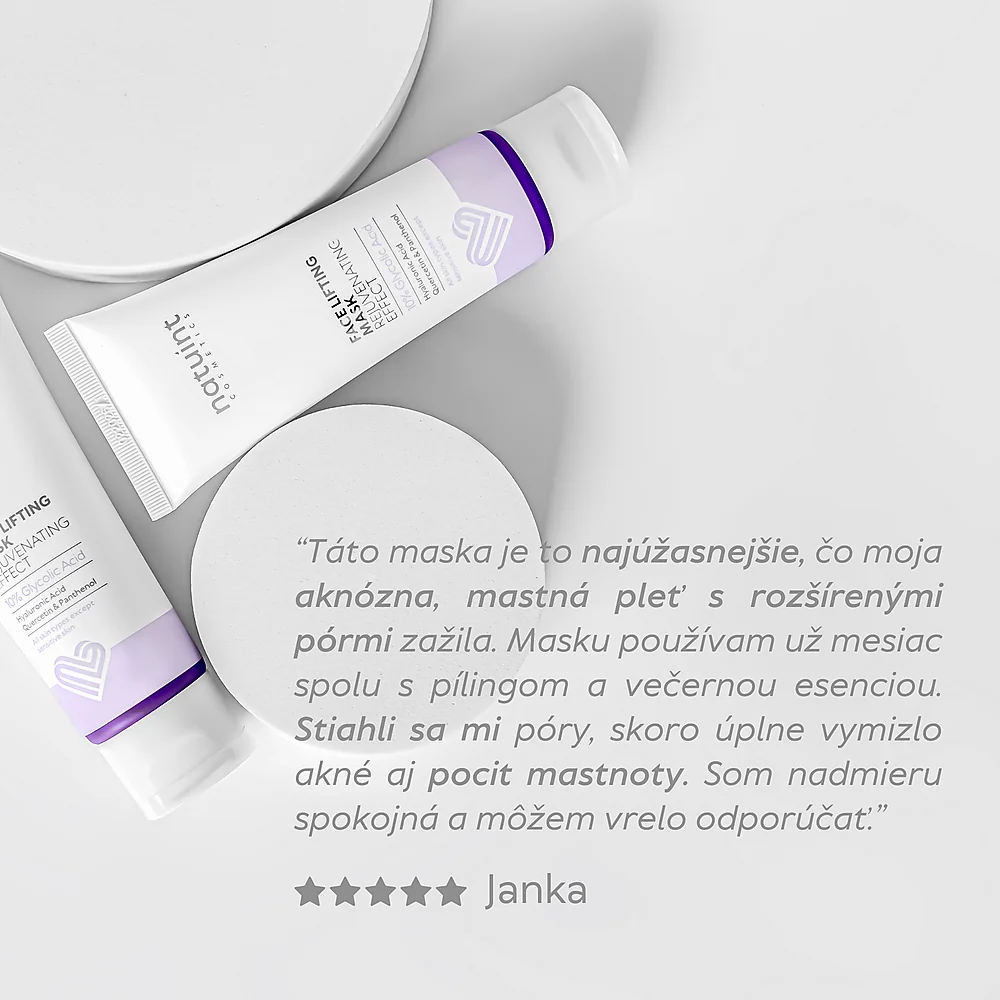 Natuint cosmetics - Omladzujúca maska s liftingovým efektom Face Lifting Mask / Rejuvenating effect