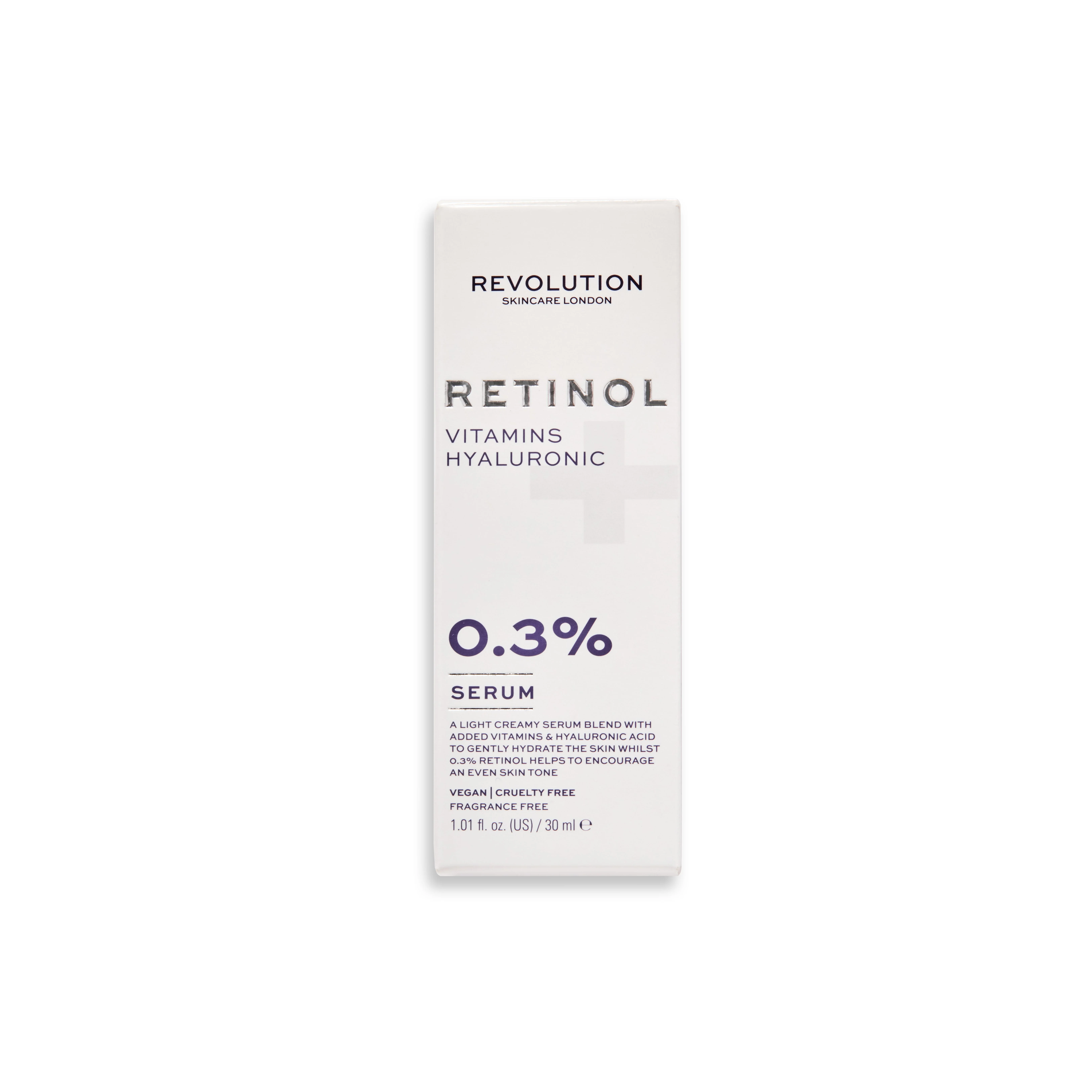 Revolution Skincare 0.3% Retinol with Vitamins & Hyaluronic Acid sérum 1×30 ml, retinolové sérum