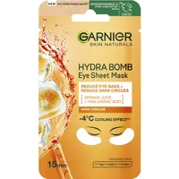 GARNIER Povzbudzujúca očná maska Moisture + Fresh look so šťavou z pomaranča a kyselinou hyalurónovou