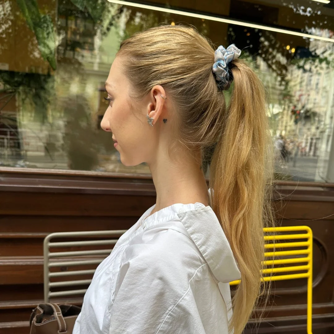 Hodvábna gumička Mallys Claudia skinny