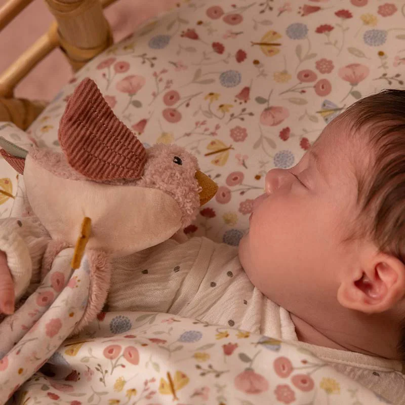 LITTLE DUTCH Maznáčik vtáčik Kvety a motýle 1×1 ks