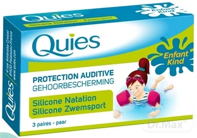 Quies Silikónové chrániče sluchu pre deti 3×2 ks, chrániče sluchu