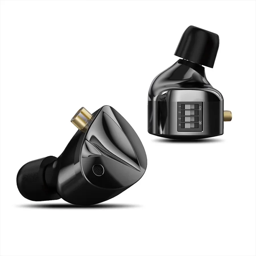 KZ D-Fi Switch dynamické HiFi slúchadlá do uší, čierne