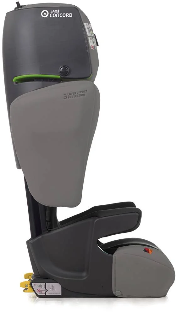 JANÉ Autosedačka Concord Transformer iPlus i-size, od 100 do 150cm, Dark Oak 1×1 ks, autosedačka
