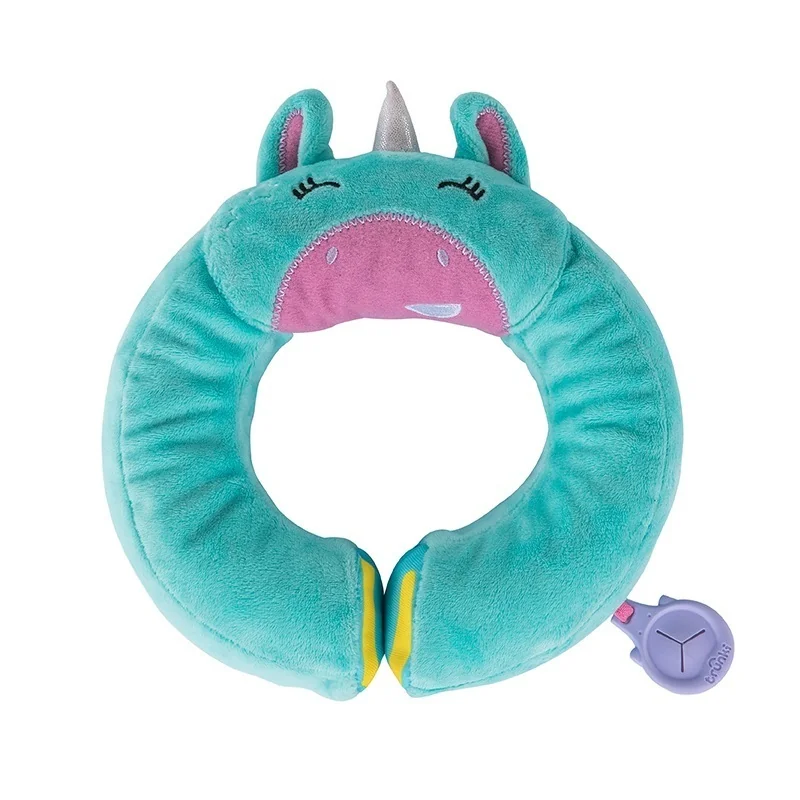 Trunki detský cestovný nákrčník Jednorožec Una, od 2 rokov, nebeská modrá