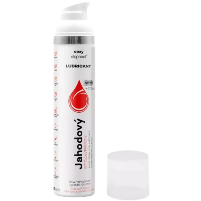 Jahodový lubrikačný gél (100 ml)