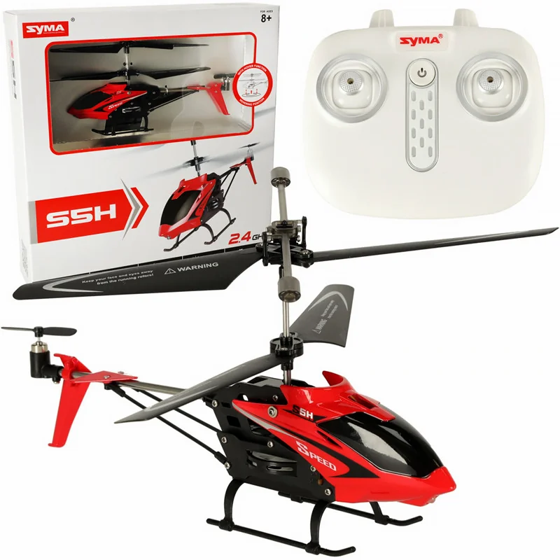 RC model helikoptéra na D.O. SYMA S5H červená