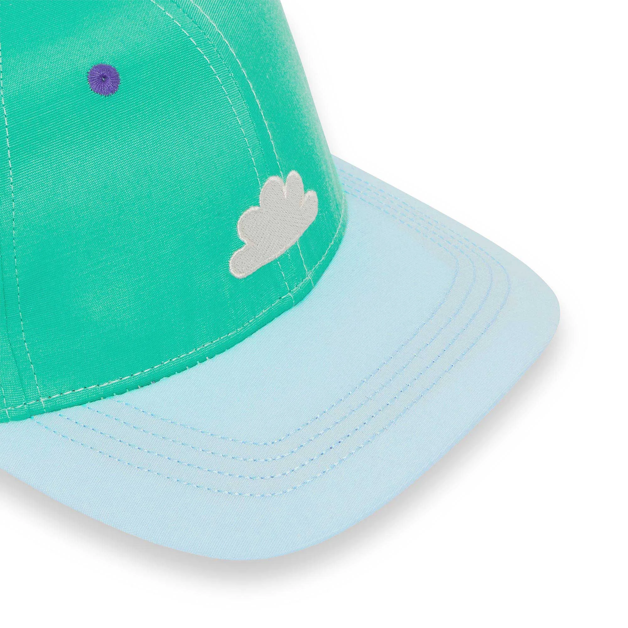 KiETLA ICONIK Baseball šiltovka s UV ochranou - Green Cloud 55 - 57 cm