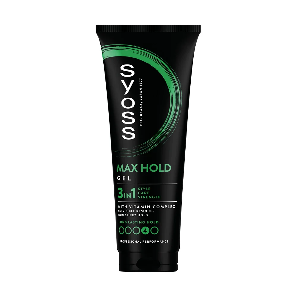 Syoss stylingový gél na vlasy Max Hold 1×250 ml, gél na vlasy