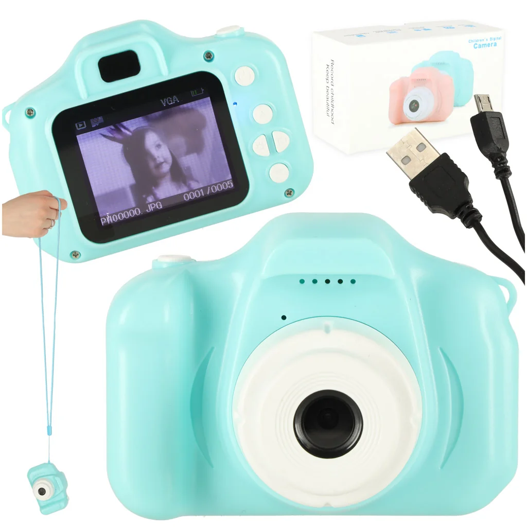 Detský digitálny fotoaparát s HD videom