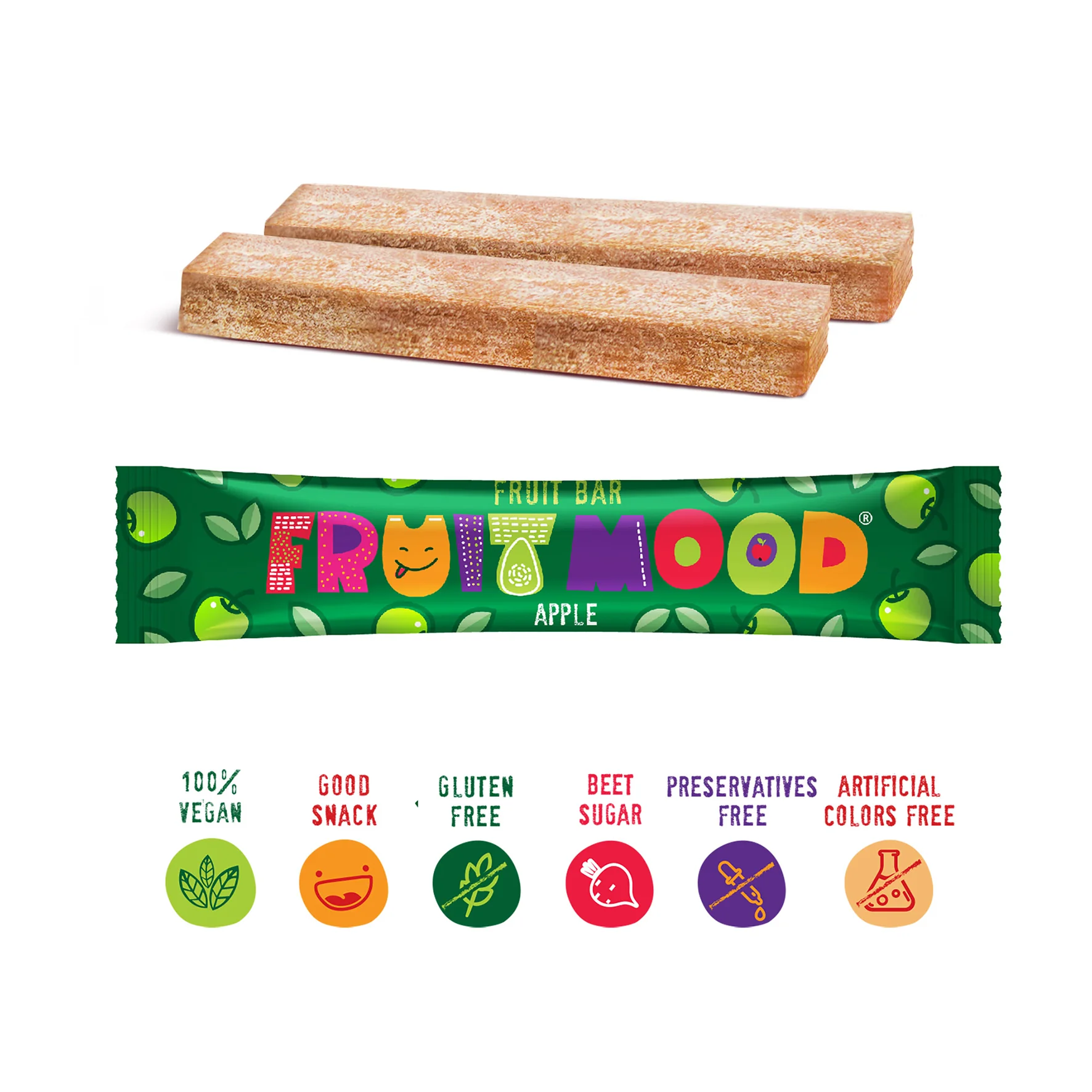Sergio Ovocná tyčinka Fruit Mood Jablko 1×20 g, ovocná tyčinka