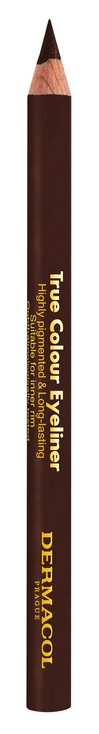 Dermacol True colour eyeliner - č. 2 Brown 1 ks