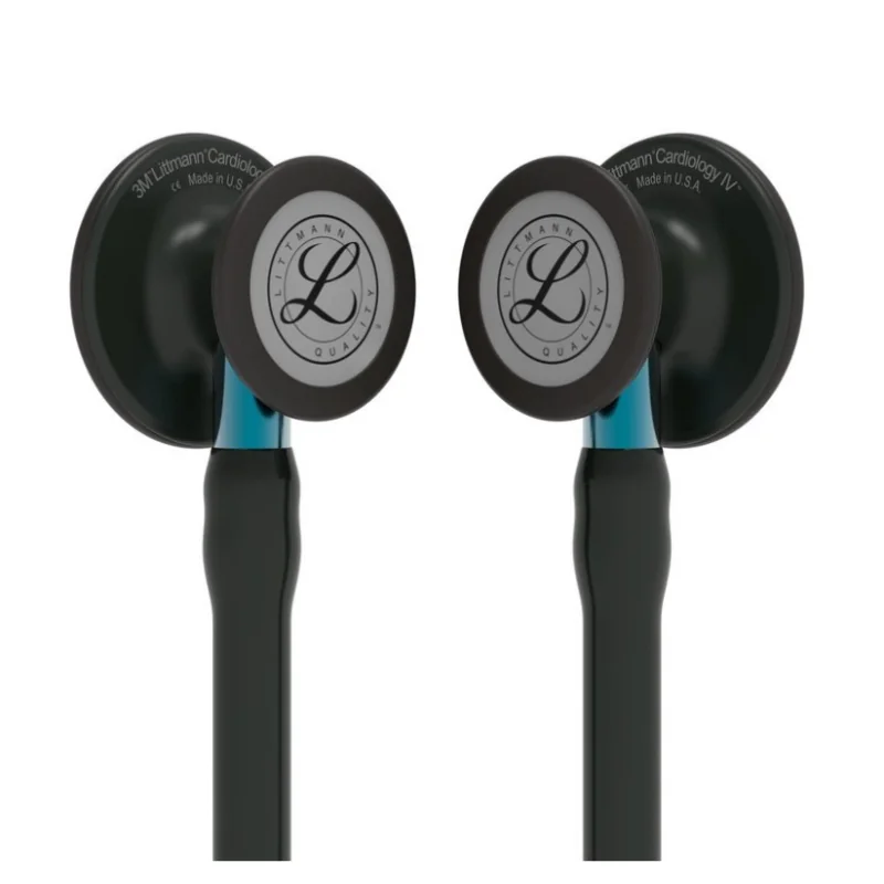 Littmann Cardiology IV kardiologický stetoskop Black-Finish čierny/tyrkys 6201