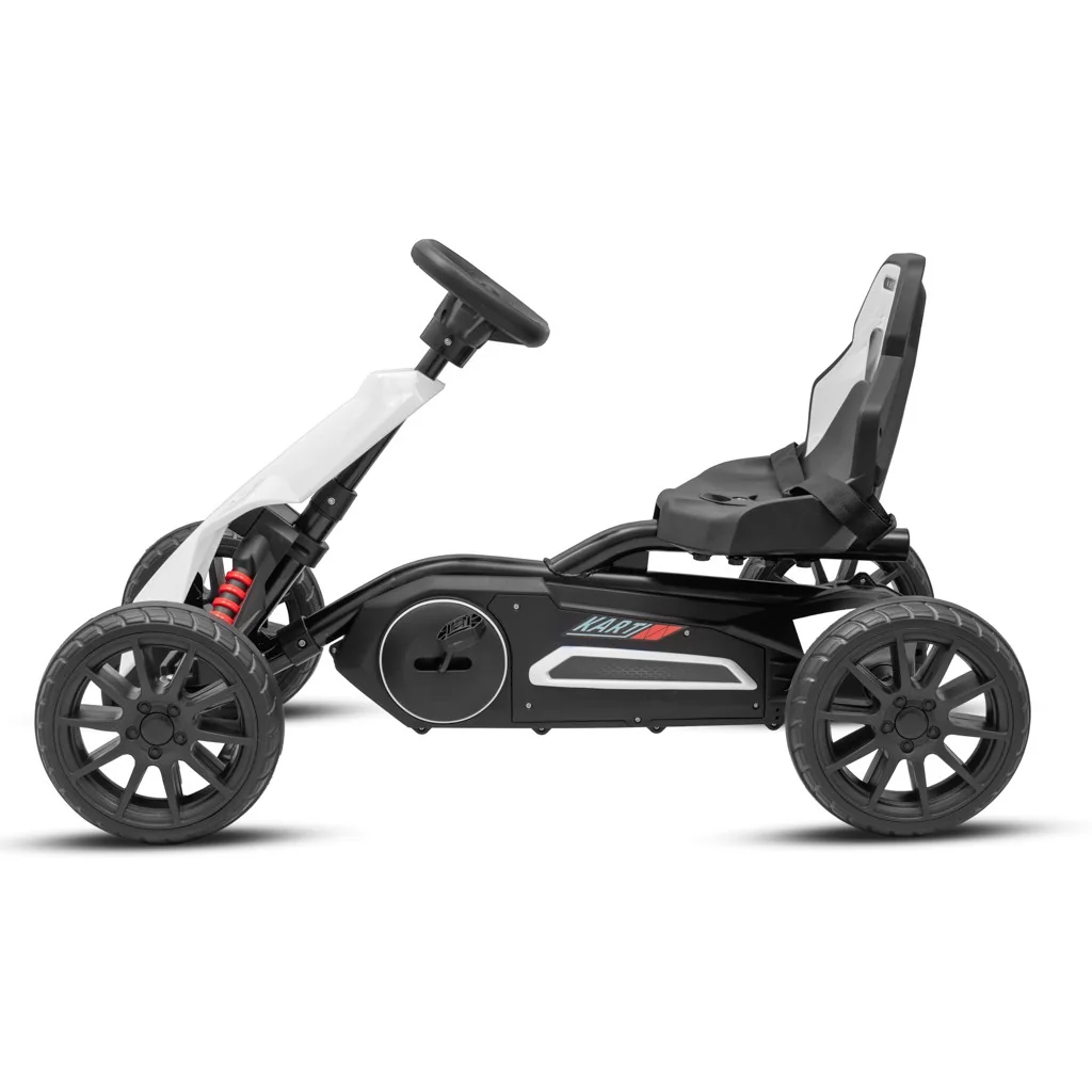 Detská šliapacia motokára Go-kart Speedster biela