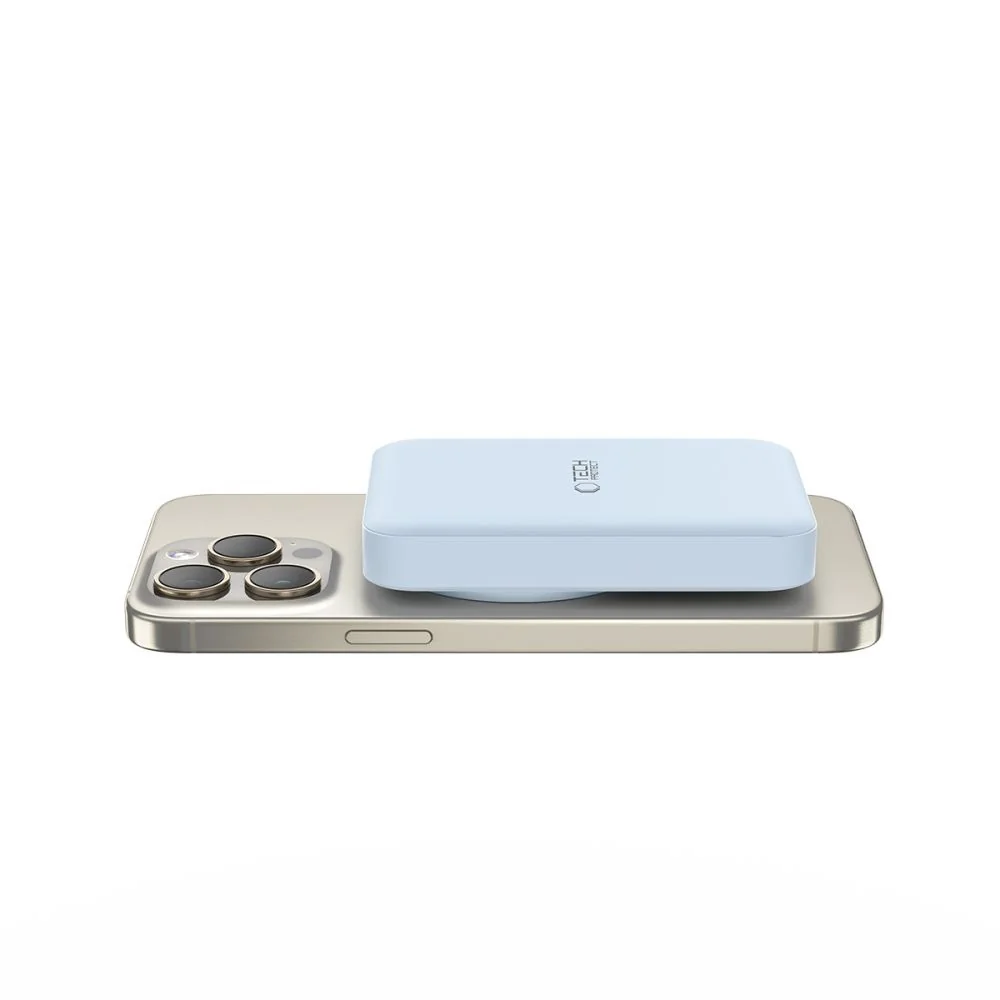 Tech-Protect PB11 LifeMag MagSafe Power Bank 10000mAh, modré