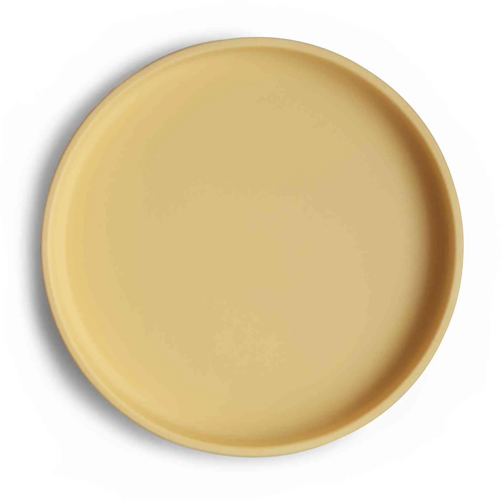 Mushie Classic silikónový tanier s prísavkou - Daffodil 1×1 ks, silikónový tanier s prísavkou