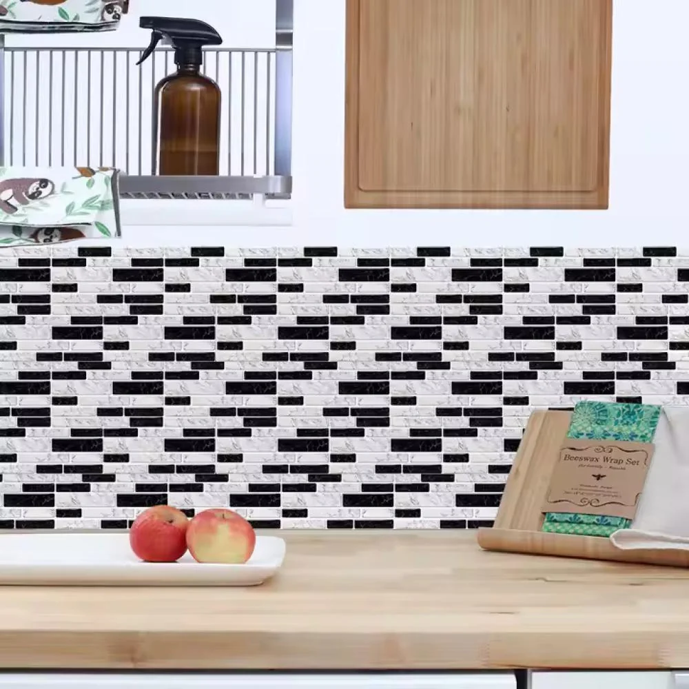 3D Dlaždicová Samolepiaca Tapeta 24ks