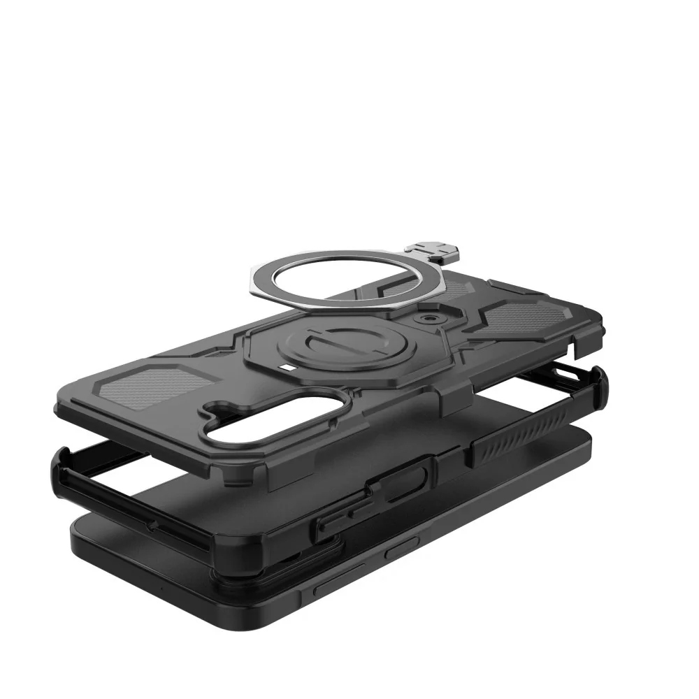 Tech-Protect TacticStand MagSafe kryt na Samsung Galaxy A17 / A18 4G / 5G, čierny