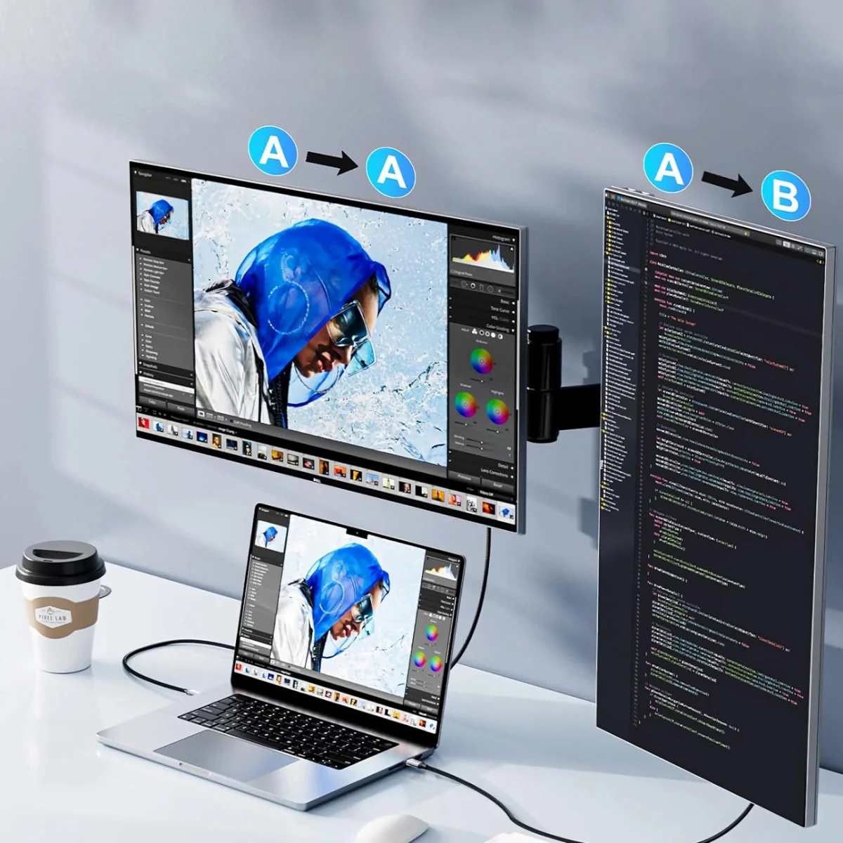 MG WCCH-01 kábel USB-C / HDMI 4K 60Hz 1.8m, čierny