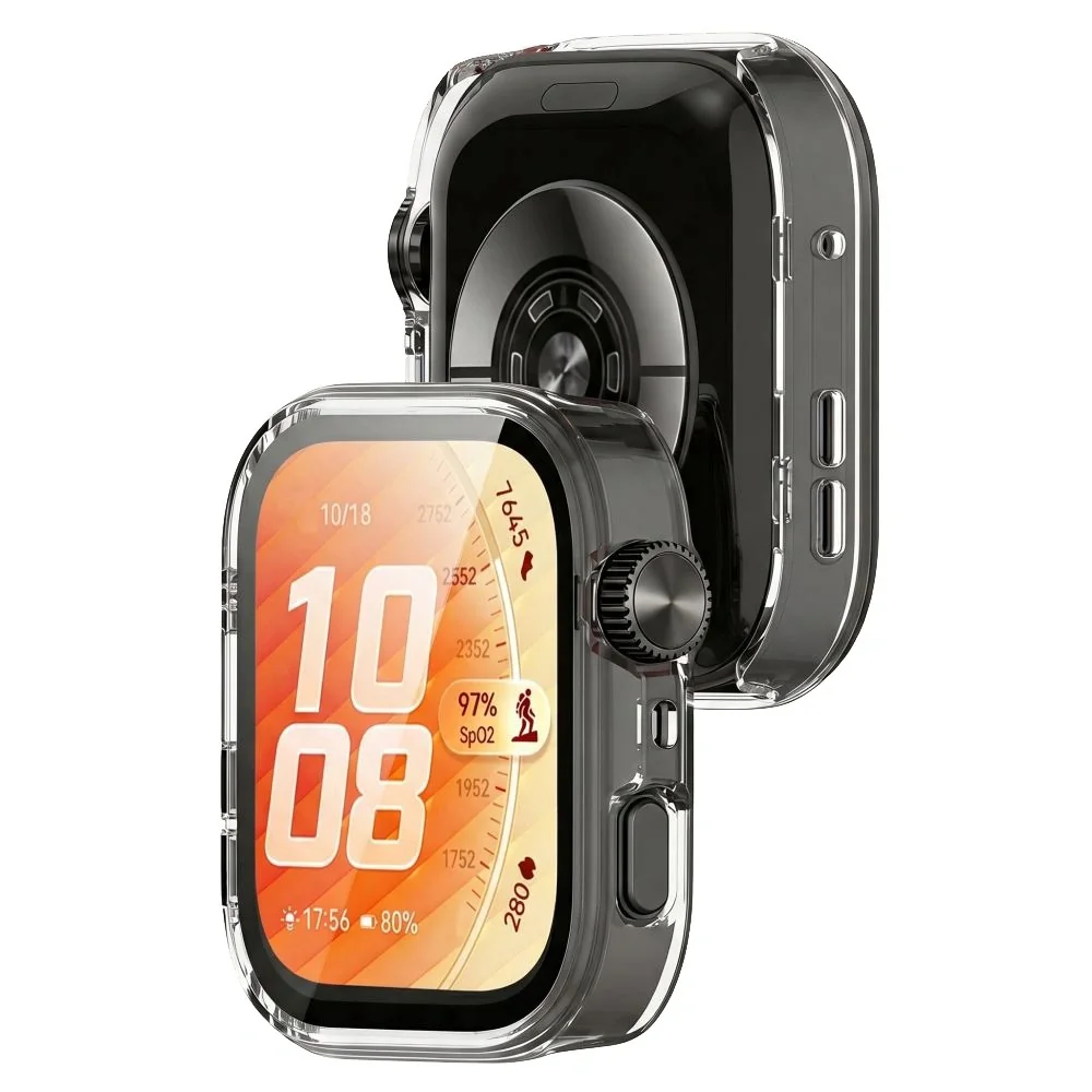 Tech-Protect Defense puzdro so sklom na Huawei Watch Fit 5 Pro, priesvitné
