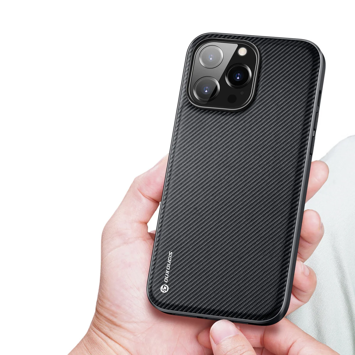 Dux Ducis Fino kryt na iPhone 14 Pro Max, čierny