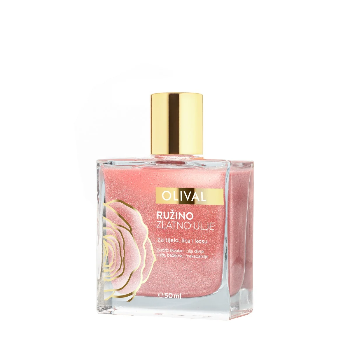 Olival Ružový zlatý olej 1×50 ml, ružový suchý olej