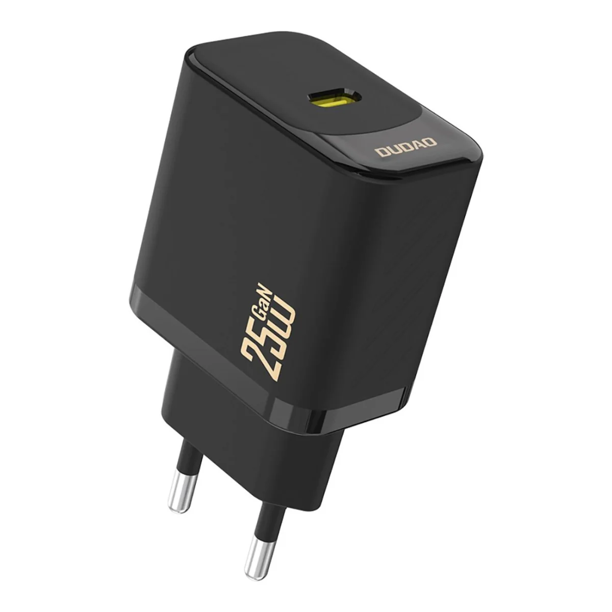 Dudao A27 GaN sieťová nabíjačka USB-C 25W, čierna 