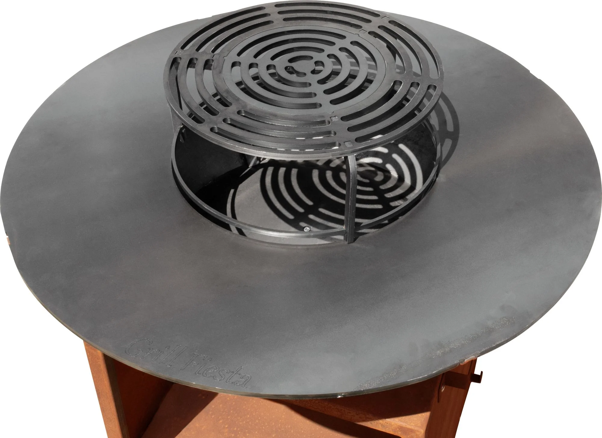 Strend Pro gril s ohniskom Fiesta, 1 ks Oceľ, prevedenie rust, priemer 100 cm
