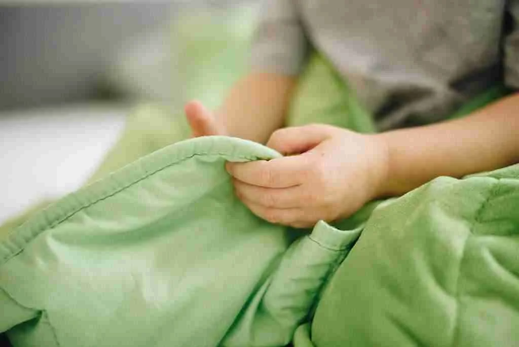 NIDU záťažová prikrývka detská, 3.0kg - zelená 1×1 kus, pre deti - zelená