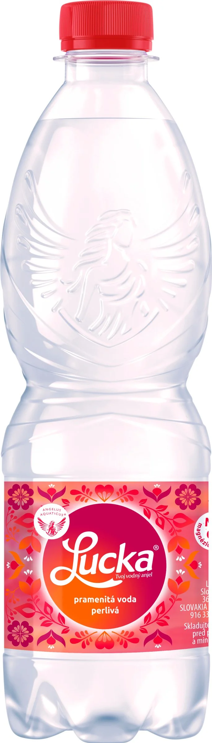 LUCKA - pramenitá voda PERLIVÁ 0,5l 1×500 ml, pramenitá voda