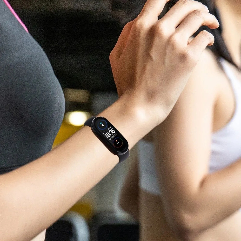 Tech-Protect Defense 360 puzdro s ochranným sklom na Xiaomi Mi Band 3 / 4 / 5 / 6, čierne / 4 / 5 / 6, čierne