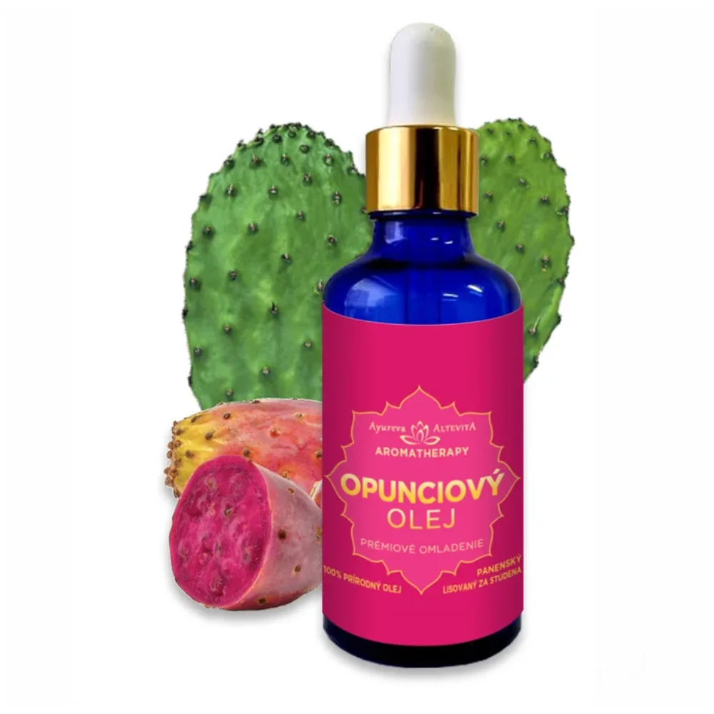 Opunciový olej – Prémiové omladenie 100% prírodný olej lisovaný za studena 50 ml