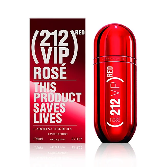 Carolina Herrera 212 Vip Rose Red Edp 80ml 1×80 ml, parfumová voda