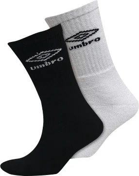 Umbro ponožky 1×1 ks, čierna a biela farba