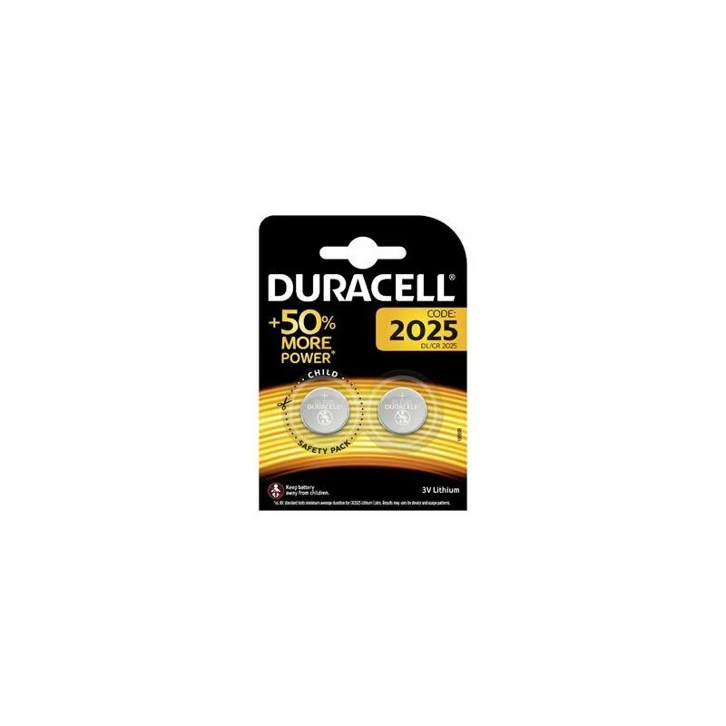 Duracell Mini Lithium CR2025 gombíkové batérie 2ks 5000394045514