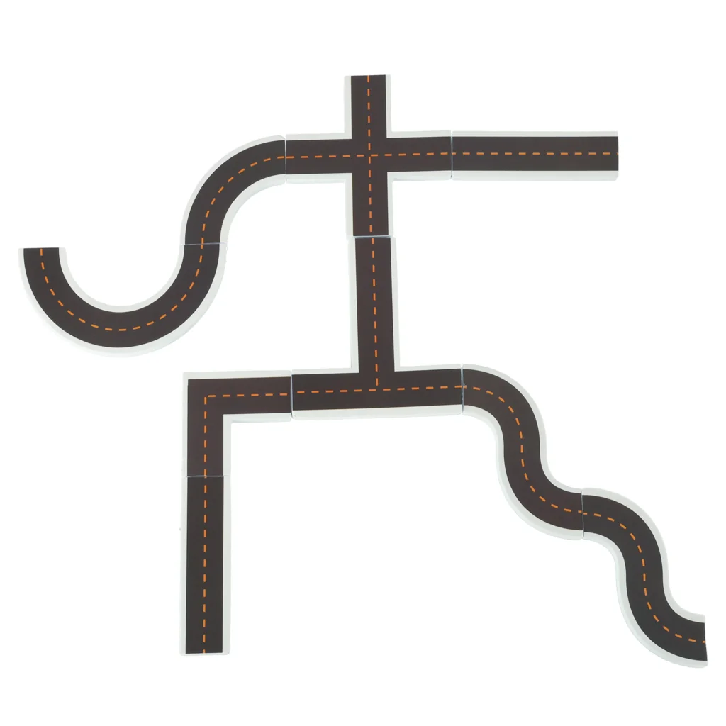 Penové puzzle do kúpeľa – Mesto a ulice, 23 ks
