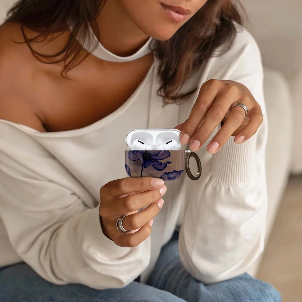 Tech-Protect Lamano puzdro na Apple AirPods Pro 1 / 2, velvet