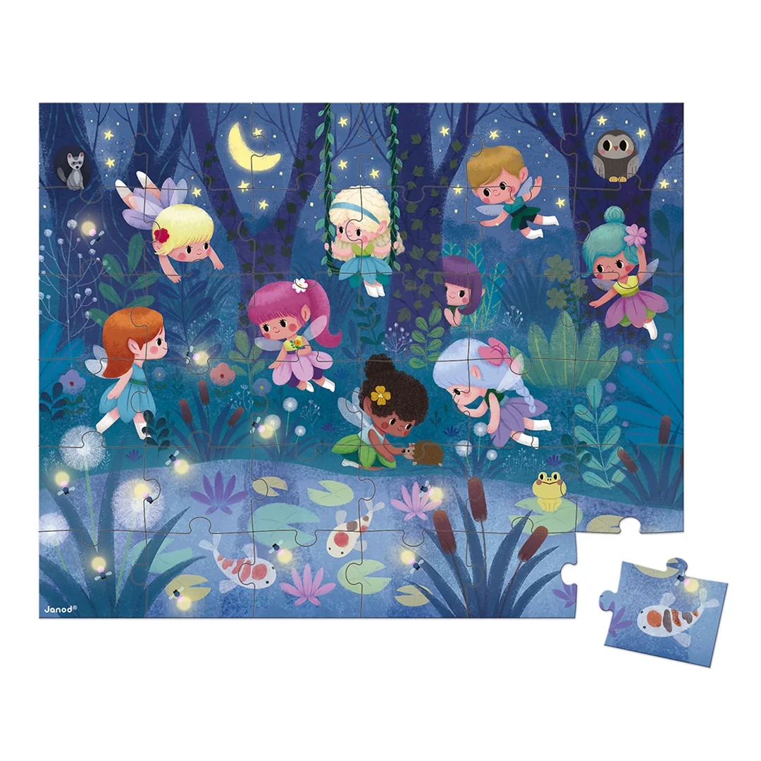 Janod Puzzle Nočné víly 36 ks